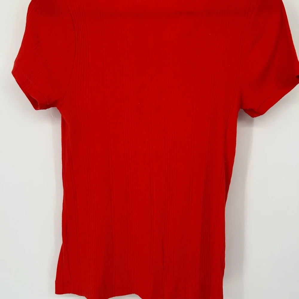 Madewell Vibrant Red Short Sleeve‎ Tee